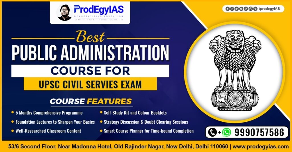 Best Public Administration Course for UPSC Civil Services Exam